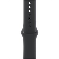 Apple Watch Series 10 46 мм (алюминиевый корпус, черный/черный, спортивный силиконовый ремешок M/L) Image #3