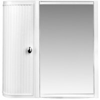 Berossi Шкаф с зеркалом Hilton Premium Left НВ 33601000 (снежно-белый)