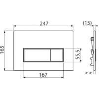 Alcaplast Thin M57-RG-M (red gold-мат) Image #2