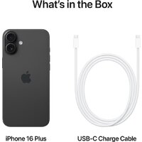 Apple iPhone 16 Plus Dual eSim 256GB (черный) Image #5