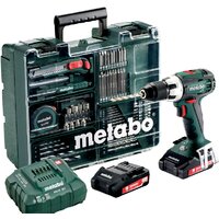 Metabo BS 18 LT Set 602102600 (с 2-мя АКБ, набор инструмента)