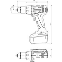 Metabo BS 18 LT Compact 602102530 (с 2-мя АКБ, кейс) Image #2