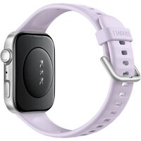Huawei Watch FIT 4 (серебристый, с сиреневым силиконовым ремешком, международная версия) Image #2