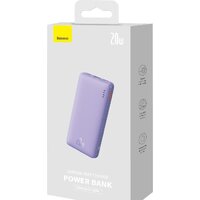 Baseus Airpow Fast Charge Power Bank 20W 10000mAh (сиреневый) Image #11