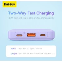Baseus Airpow Fast Charge Power Bank 20W 10000mAh (сиреневый) Image #18