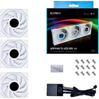 Lian Li Uni Fan TL LCD 120 Triple Pack G99.12TLLCD3W.R0