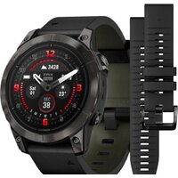 Garmin Epix Pro Gen 2 Sapphire 47 мм (карбоново-серый титан/черный, с кожаным и силиконовым ремешками) Image #1