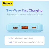 Baseus Airpow Fast Charge Power Bank 20W 10000mAh (голубой) Image #18