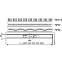 Alcaplast APZ8-550M Image #3