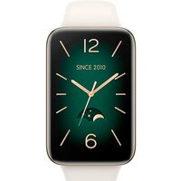 Xiaomi Smart Band 7 Pro M2141B1 (золотистый/белый, международная версия) Image #2