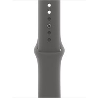 Apple Watch Series 10 LTE 42 мм (титановый корпус, титановый/серый, спортивный силиконовый ремешок M/L) Image #3