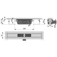 Alcaplast APZ1S-550 (без решетки) Image #3