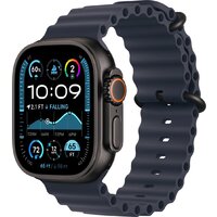 Apple Watch Ultra 2 LTE 49 мм (титановый корпус, черный/темно-синий, ремешок из эластомера) Image #1