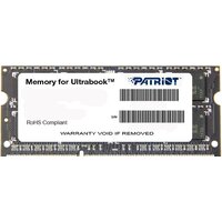 Patriot Memory for Ultrabook 4GB DDR3 SO-DIMM PC3-12800 (PSD34G1600L2S)