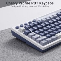Royal Kludge M87 RGB Ocean Blue (RK Cream) Image #5