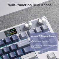 Royal Kludge M87 RGB Ocean Blue (RK Cream) Image #7