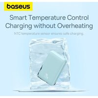 Baseus Magnetic Mini Air Wireless Fast Charge Power Bank 20W 10000mAh (голубой) Image #15