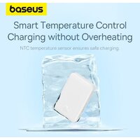 Baseus Magnetic Mini Air Wireless Fast Charge Power Bank 20W 10000mAh (белый) Image #18